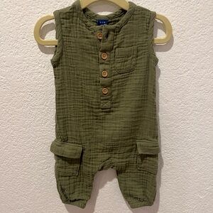 Old Navy Olive Green Kids One Piece Bodysuit